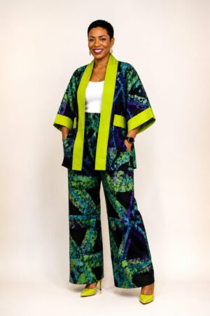Luxe Abstract Adire Set