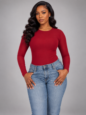 Ruby Long-Sleeve Mesh Top