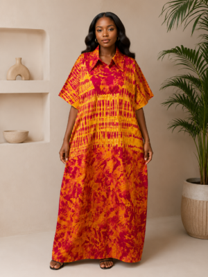 Sunset Flame Kaftan